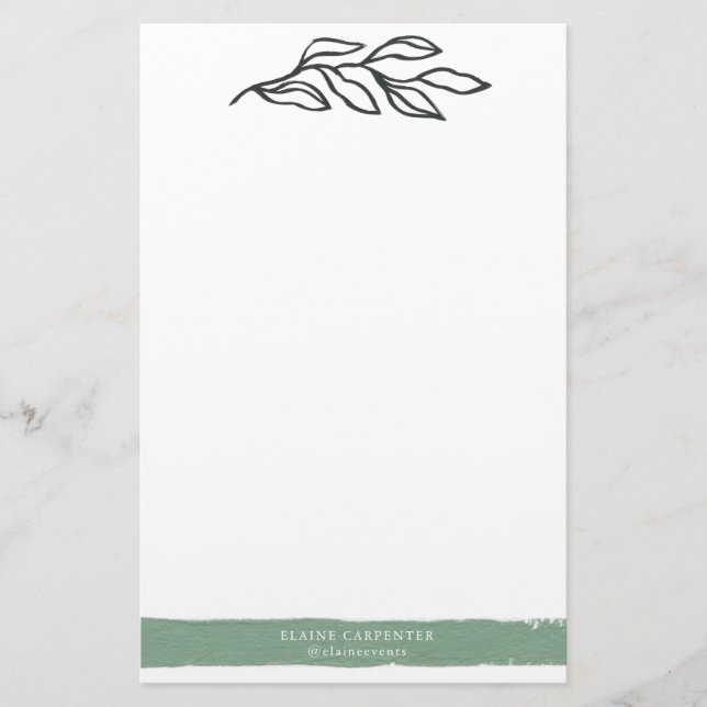 Fields of Dreams | Personalized Stationery Paper (Front)