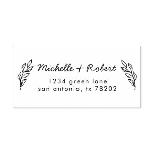 Fields of Dreams Return Address Rubber Stamp