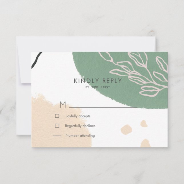 Fields of Dreams | w meal choice RSVP Card (Front)