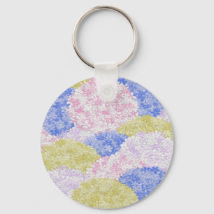 Fields Of Hydrangeas Keychain