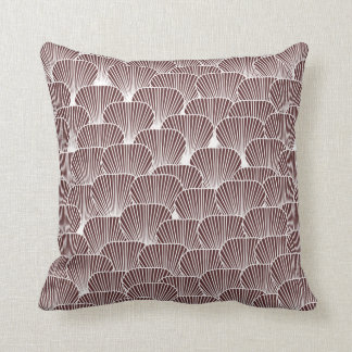 Fields of Spores Stylish Mauve Throw Pillow