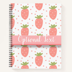 Fields of Strawberries Notebook