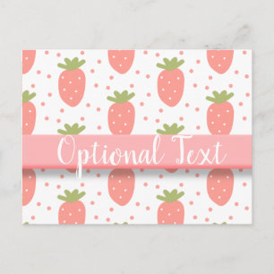 Fields of Strawberries Postcard