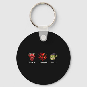Fiend Demon Troll Subtle Anti Trump Keychain