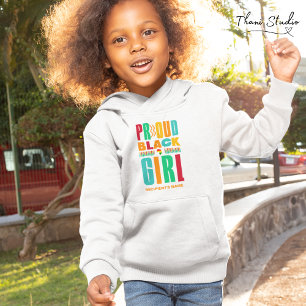 Fier Black Girl Noire Histoire Mois Famille