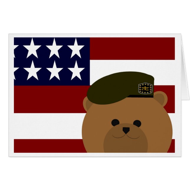 Fier de vous - béret vert d'armée (Devant horizontal)