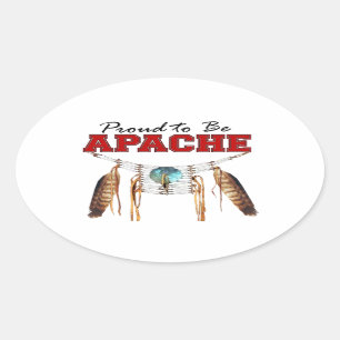 Fier d'être autocollant d'Apache