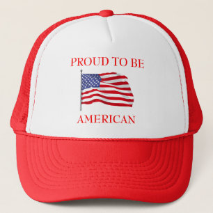 Fier d'être casquette américain