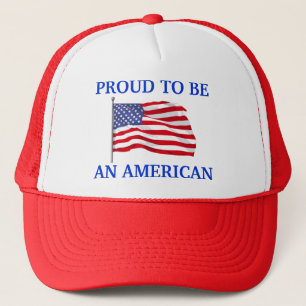 Fier d'être casquette américain