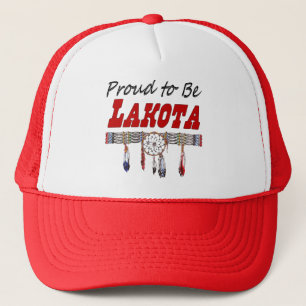 Fier d'être casquette de Lakota