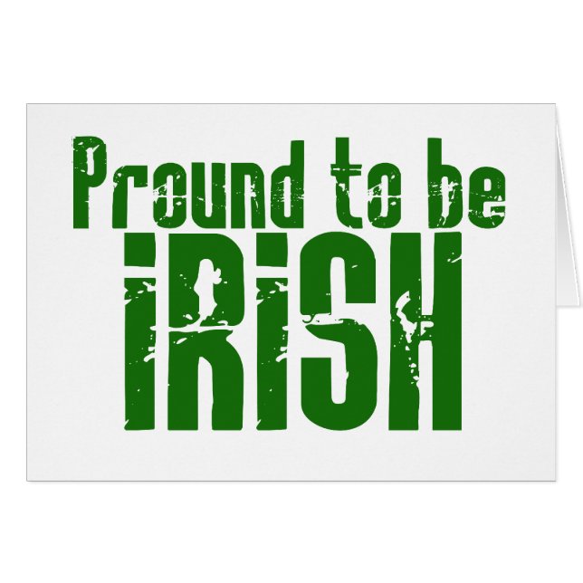 Fier d'être irlandais (Devant horizontal)