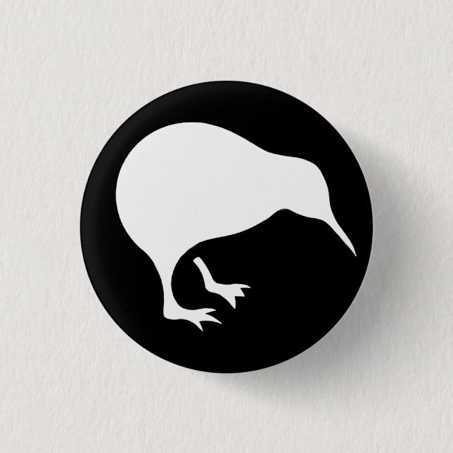 FIER D'ÊTRE KIWI Petit, 3,2 cm (1,25 po) Badge Ron (Devant)