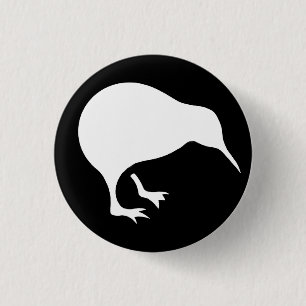 FIER D'ÊTRE KIWI Petit, 3,2 cm (1,25 po) Badge Ron