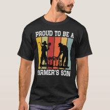 Fier d'être le T-shirt du fils d'un fermier