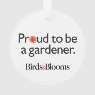 Fier d'être un jardinier