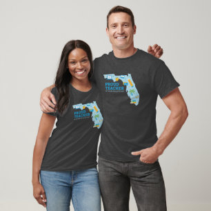 Fier enseignant FLVS, T-shirt Florida (Gris)
