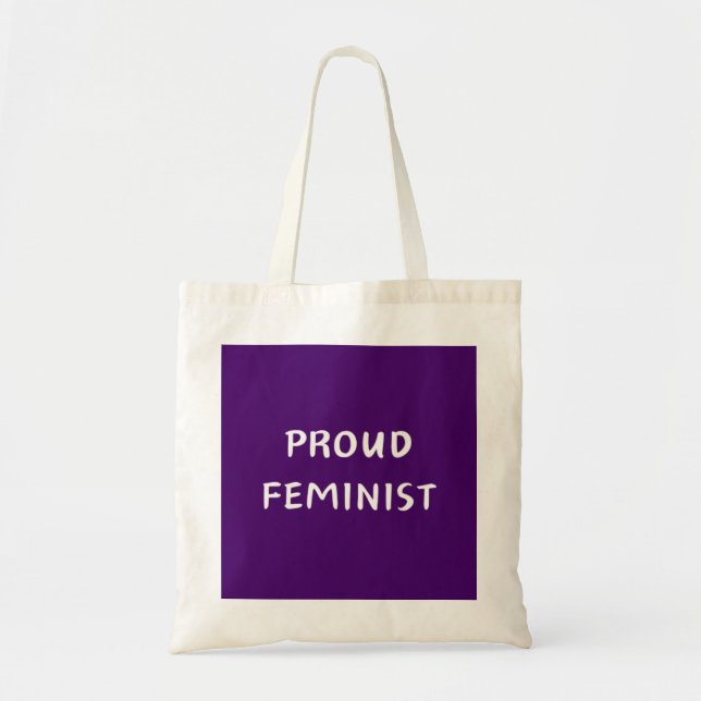 Fier féministe - sac fourre-tout (Devant)
