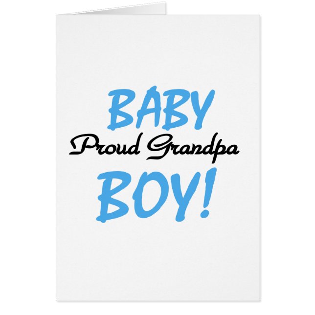 Fier Grand-Père Baby Boy Tshirts et cadeaux (Devant)