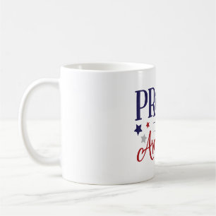 Fier nouveau citoyen américain Mug avec drapeau -