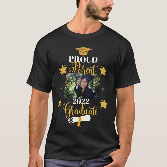Fier parent d'un T-shirt noir 2022 (Devant)