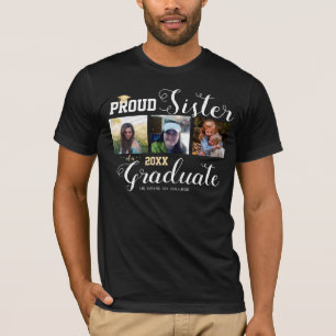 Fier Soeur Classe de T-shirt Casquette Grad