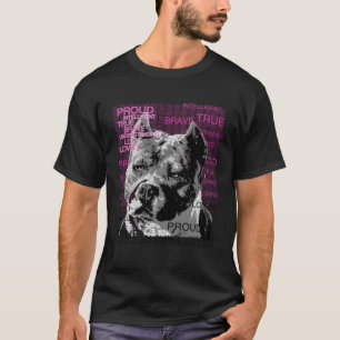 Fier T-shirt américain Pitbull USA Pit Bull Dad Mo