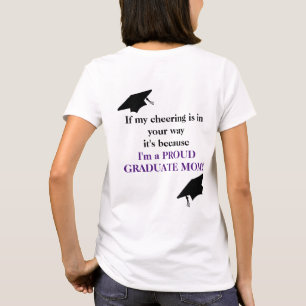Fier T-shirt de la maman diplômée