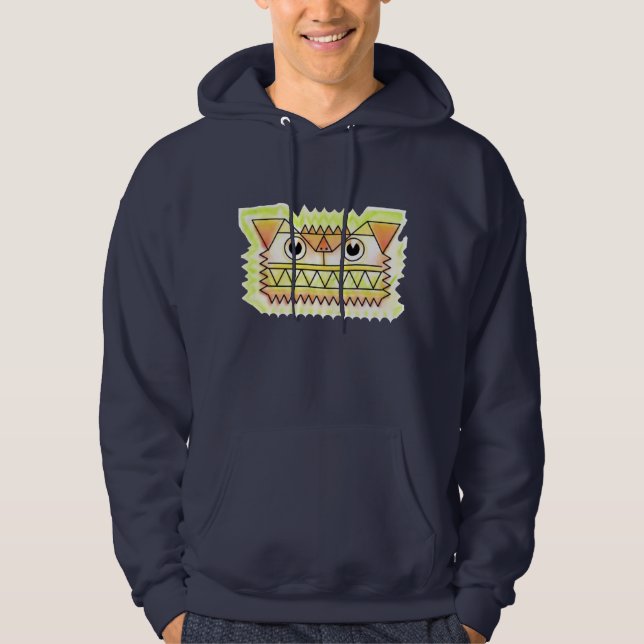 Fierce, Angry Dog Hoodie (Front)