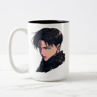 Fierce Anime Captain Character Ceramic Mug