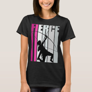 Fierce Archery Birthday Colourful Bow Arrow Practi T-Shirt