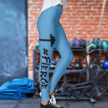 #Fierce Barbell Leggings<br><div class="desc">A motivational quote for women in the gym life! Customize your background colour to suit your mood! You go girl! You are FIERCE!</div>