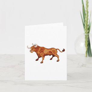 Fierce Bull Card