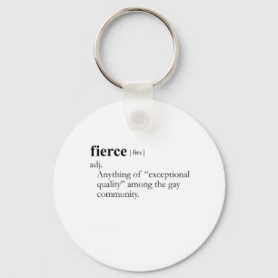 FIERCE (definition) Keychain