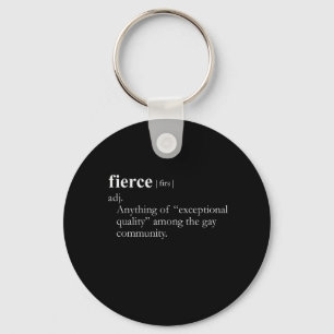 FIERCE (definition) Keychain