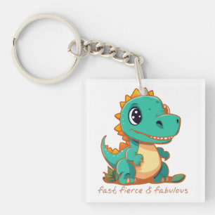 Fierce Dinosaurs Keychain