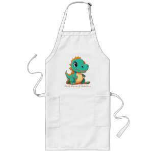 Fierce Dinosaurs Long Apron