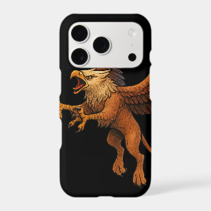 Fierce Diving Golden Griffin Mythology Fantasy Art
