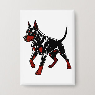 Fierce Doberman Guard Dog