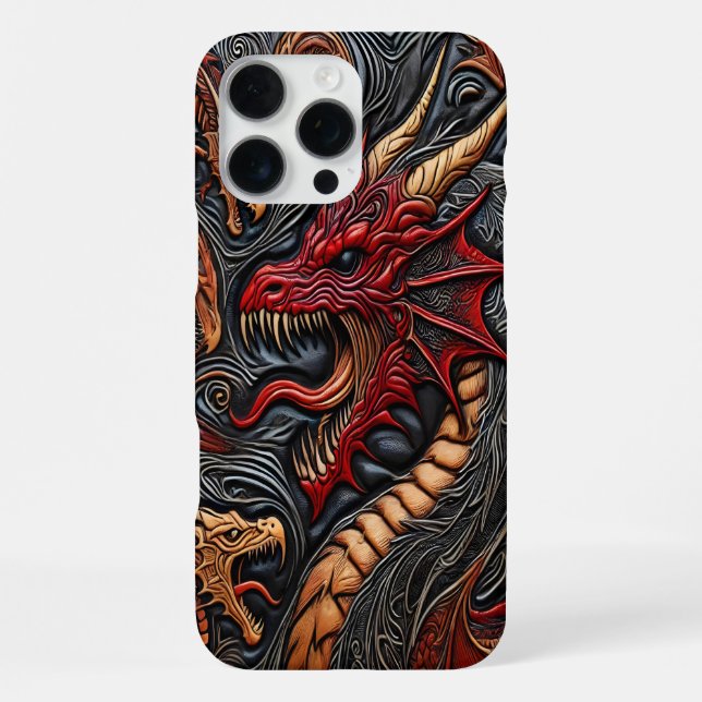 Fierce Dragon Art iPhone Case (Back)