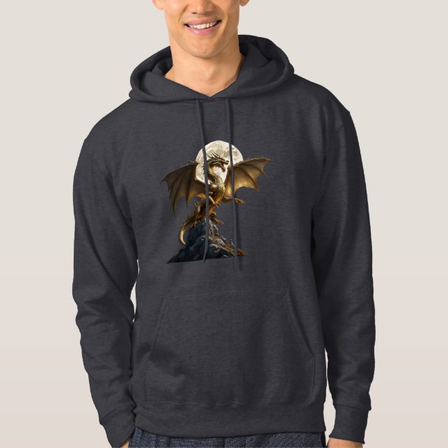 Fierce Dragon Rearing Hoodie (Front)