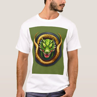 Fierce Dragon Tattoo Design - Symbol of Strength,  T-Shirt
