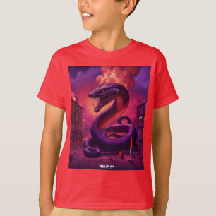 Fierce Dragon Tattoo Design - Symbol of Strength, T-Shirt
