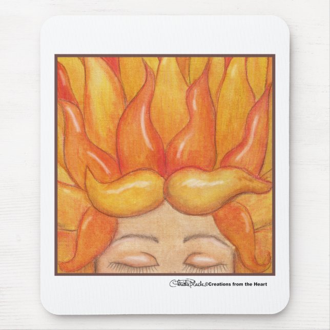 Fierce Dreamer Mouse Pad (Front)