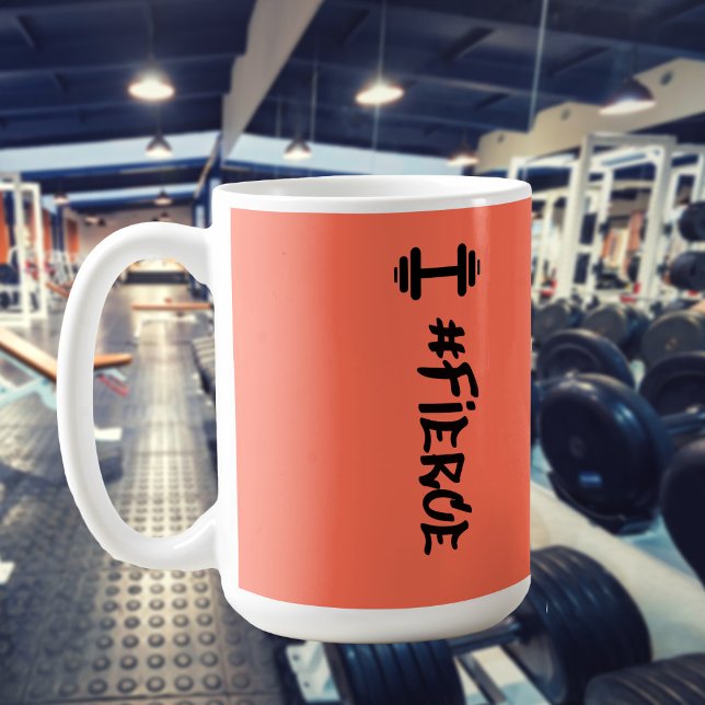 #Fierce Dumbbell Mug (Créateur téléchargé)