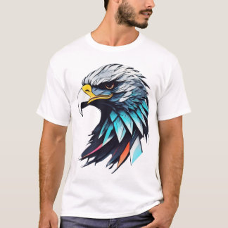 Fierce Eagle Art Design, T-Shirt