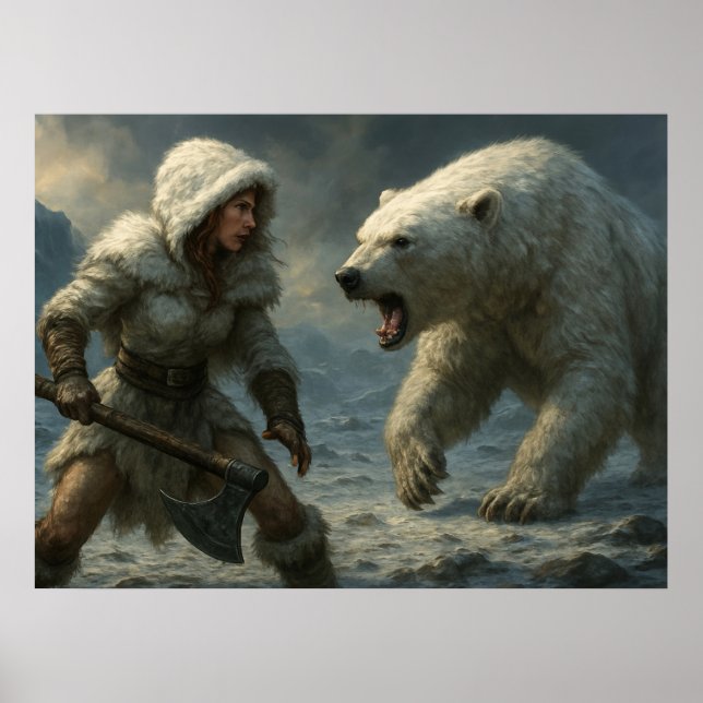 Fierce Encounter in the Arctic Poster (Front)