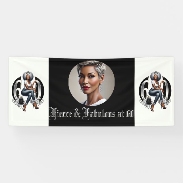 Fierce & Fabulous at 60 Banner (Horizontal)