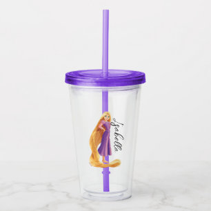 Fierce & Fearless Rapunzel Acrylic Tumbler