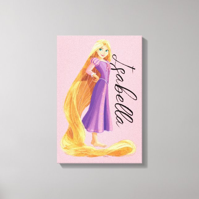 Fierce & Fearless Rapunzel Canvas Print (Front)