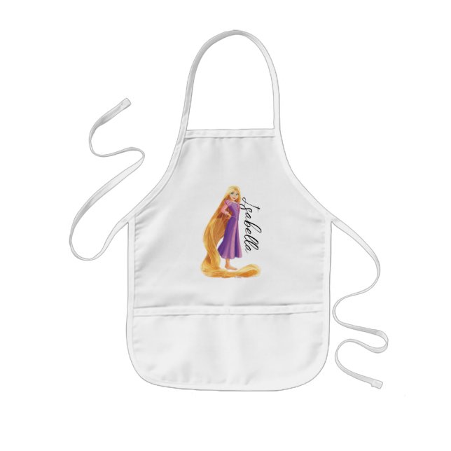 Fierce & Fearless Rapunzel Kids Apron (Front)